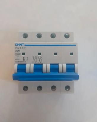 Interruttore Magnetotermico CHINT nb1-63h c20