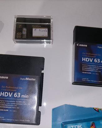 9 cassette mini dv - hdv - dvc pro JVC Canon TDK