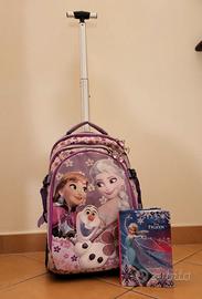 Big trolley zaino originale Disney Frozen + diario
