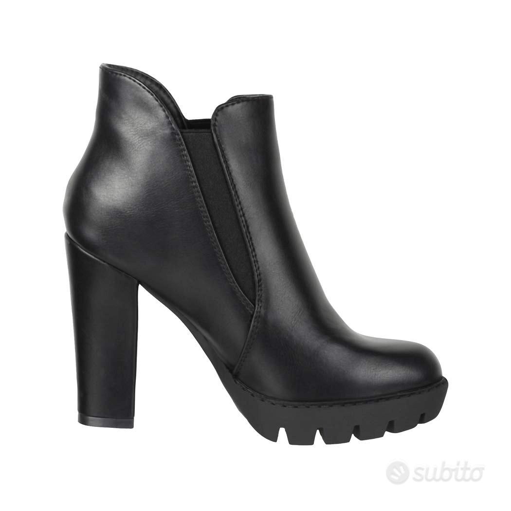 Stivali Donna Elara Western - Tacco Chunky, Suola In Gomma, Materiale Sintetico, Stile Cowboy