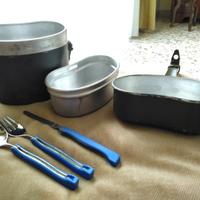 Gavetta e posate pieghevoli