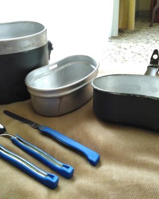 Gavetta e posate pieghevoli