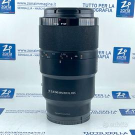 Obiettivo SONY FE 90 mm f 2.8 macro G OSS USATO