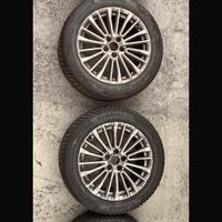 Cerchi Audi con gomme termiche praticamente nuove