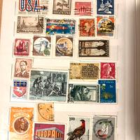 Collezione francobolli misti