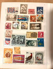 Collezione francobolli misti