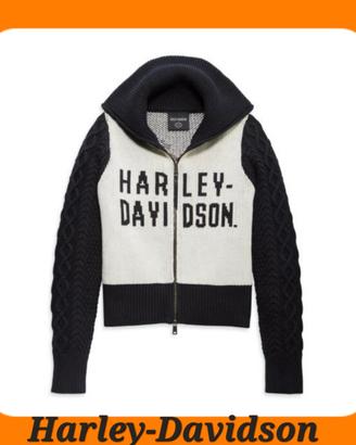 MAGLIA LANA DONNA BLACK WHITE H-D