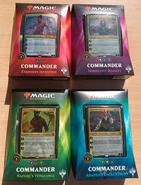 Magic Commander 2018 Set 4 Mazzi Comandante ENG