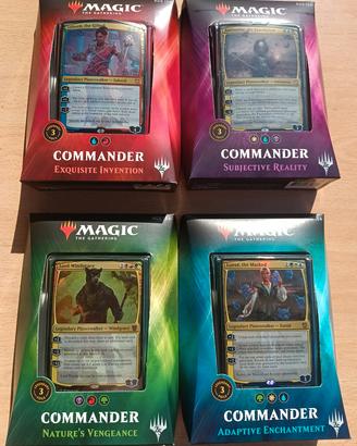Magic Commander 2018 Set 4 Mazzi Comandante ENG