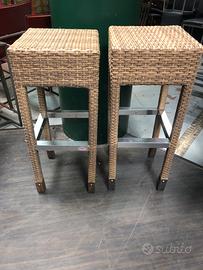 6 Sgabelli bar /cucina in polyrattan