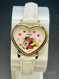 Orologio Lorus Minnie Cuore Vintage ❤️ Nuovo
