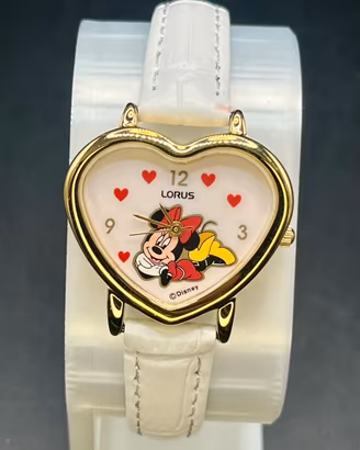 Orologio Lorus Minnie Cuore Vintage ❤️ Nuovo