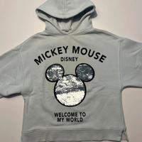Felpa Azzurra Mickey Mouse Disney