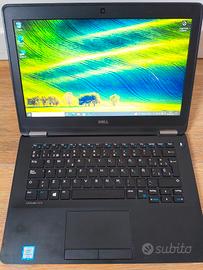 Notebook DELL E7270 ultrabook 8GB RAM DDR4 256 SSD
