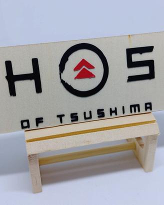 Segnalibro tema Ghost of Tsushima - 15x4,5cm (LxA)