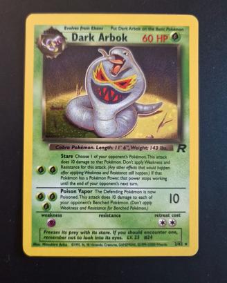 Carta Pokemon Dark Arbok - Set Team Rocket - ENG