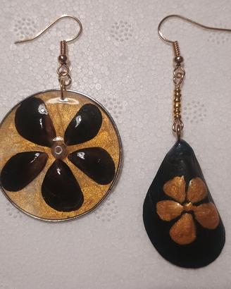 orecchini asimmetrici handmade 