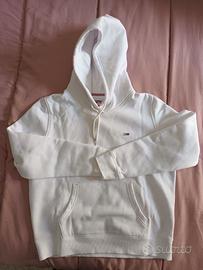 Felpa donna Tommy Hilfiger Jeans bianca