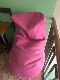 pouf poltrona sacco rosa pink 