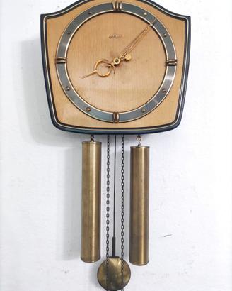 176245 Antico orologio da parete a due pesi