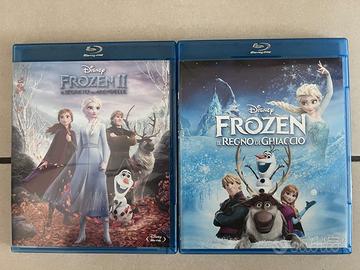 Frozen 1 e 2 Blu-ray Disney Regno di Ghiaccio