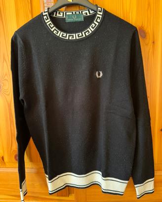 Maglia Fred Perry Uomo Nera