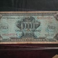 Banconota Italia, Occupazione Americana,