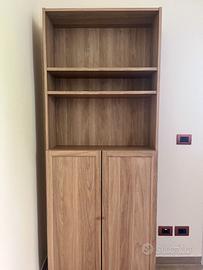 Libreria / Mobile Contenitore Moderno Effetto Legn