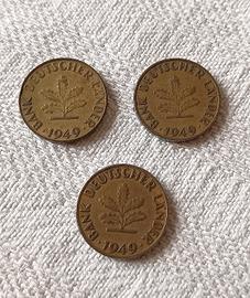Set 4 monete Repubblica Federale Tedesca