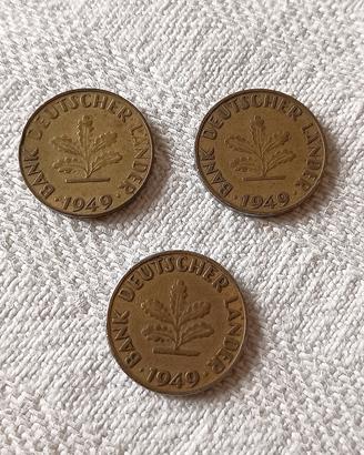 Set 4 monete Repubblica Federale Tedesca