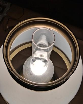 Abatjour ottone e vetro