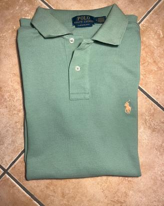 Polo Ralph Lauren Custom Slim Fit Verde - Taglia M