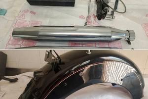 marmitte comandi specchietti parafango Harley 1340