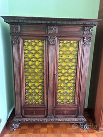 Armadio mobile stile Rinascimento legno