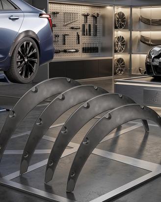 SOPRACCIGLIA RUOTA / PARAFANGHI UNIVERSALI 4 PEZZI