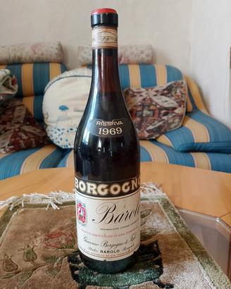 Vino Barolo riserva 1969  BORGOGNO 