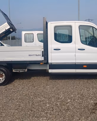 FORD TRANSIT 7 POSTI CASSONE CON GANCIO TRAINO