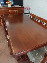 set Tavolo sedie credenza