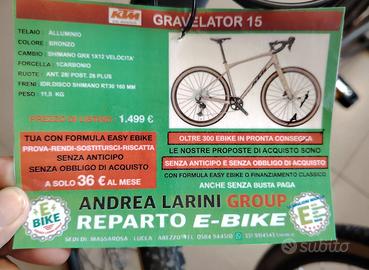 Bici da corsa Gravel KTM Gravelator 15