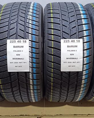 4 GOMME 225 40 18 BARUM INV RIF3415