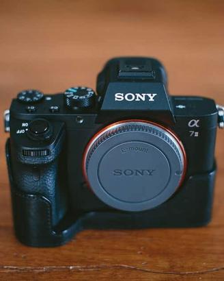 Sony A7 II con 50 f1.8 e anelli adattatori