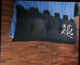 Testata Futon Nera con Ideogramma Bianco 