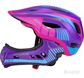 ROCKBROS Casco Bambino Integrale Bici MTB BMX Ment