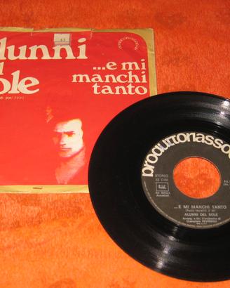 Disco 45 giri Gli Alunni del Sole E mi manchi tant