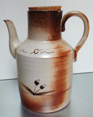 Caraffa in ceramica con tappo in sughero