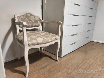 POLTRONA SEDIA IMBOTTITA LIBERTY