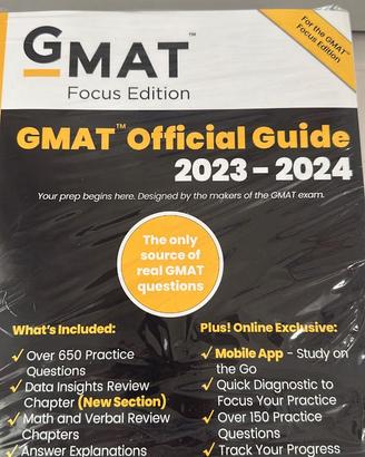 GMAT Official Guide 2023-2024 Focus – 4 Libri