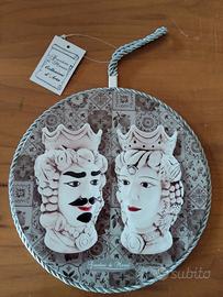 sotto pentola ceramica siciliana 
