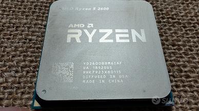 cpu AMD Ryzen 5 2600 - 6 core/12 thread