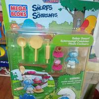 Mega Bloks the Smurfs toy set puffo Golosone Cuoco
